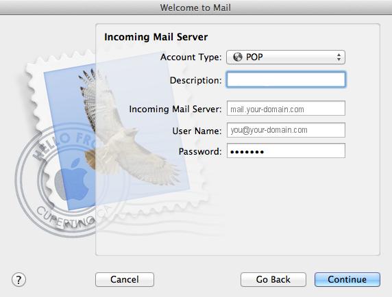 Incoming mail server