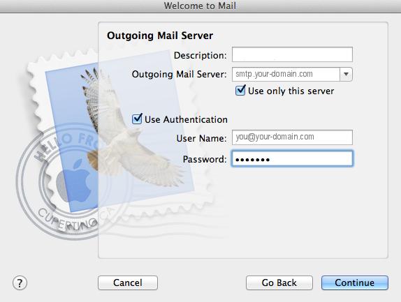 Outgoing mail server